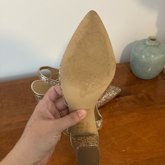 J. Crew Glitter Pointy-toe heels - Picture 5 of 9